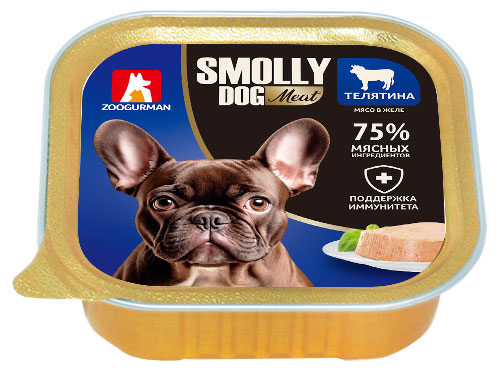 

Консервы для собак Зоогурман Smolly dog с телятиной, 100 г