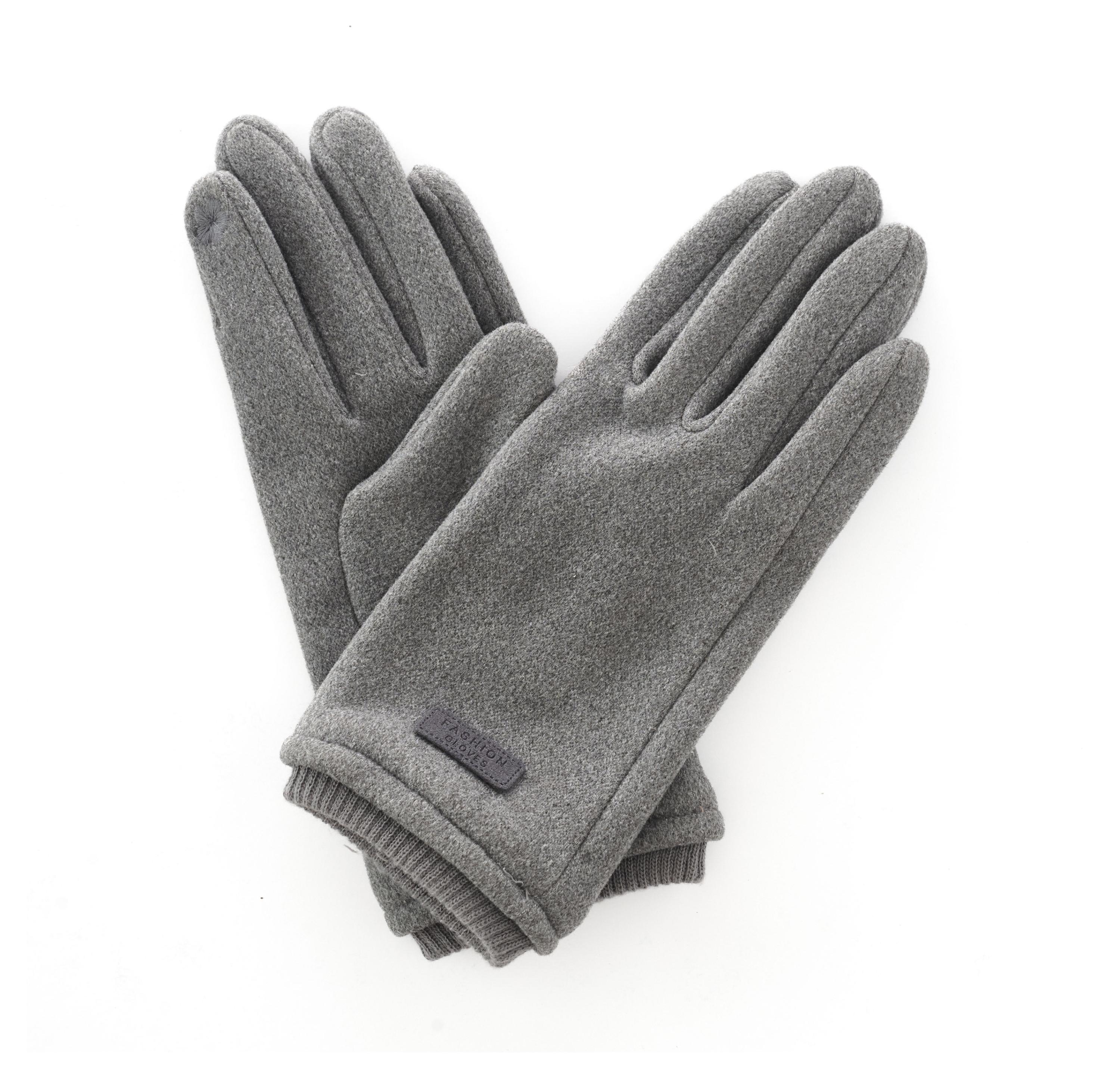 

Перчатки демисезонные женские Albertini сенсорные серые, р. 7-8,5