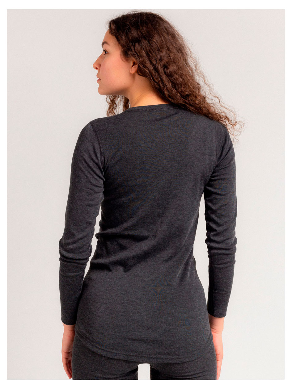 

Термофутболка женская Montida с длинными рукавами антрацит, р. 48