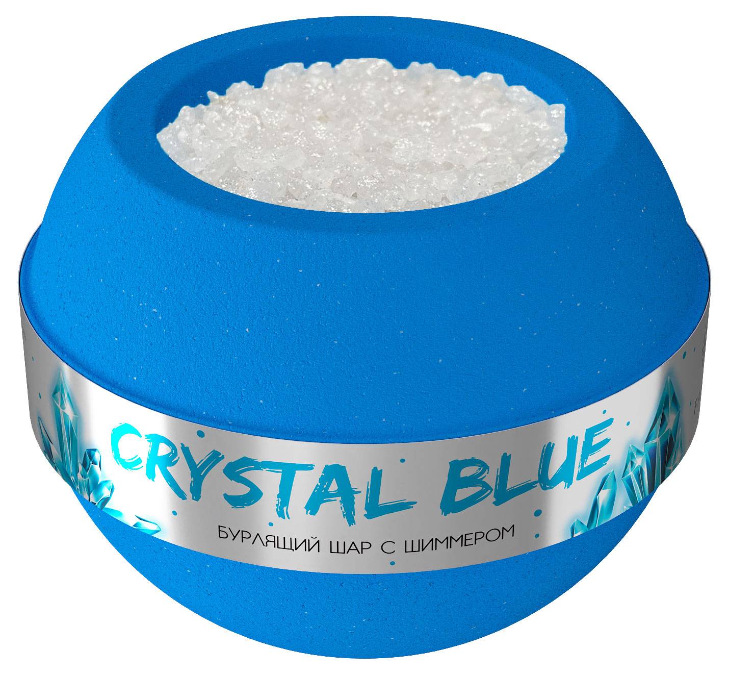 Изображение товара Шар для ванны бурлящий Fabrik cosmetology Crystal Blue, 210 г