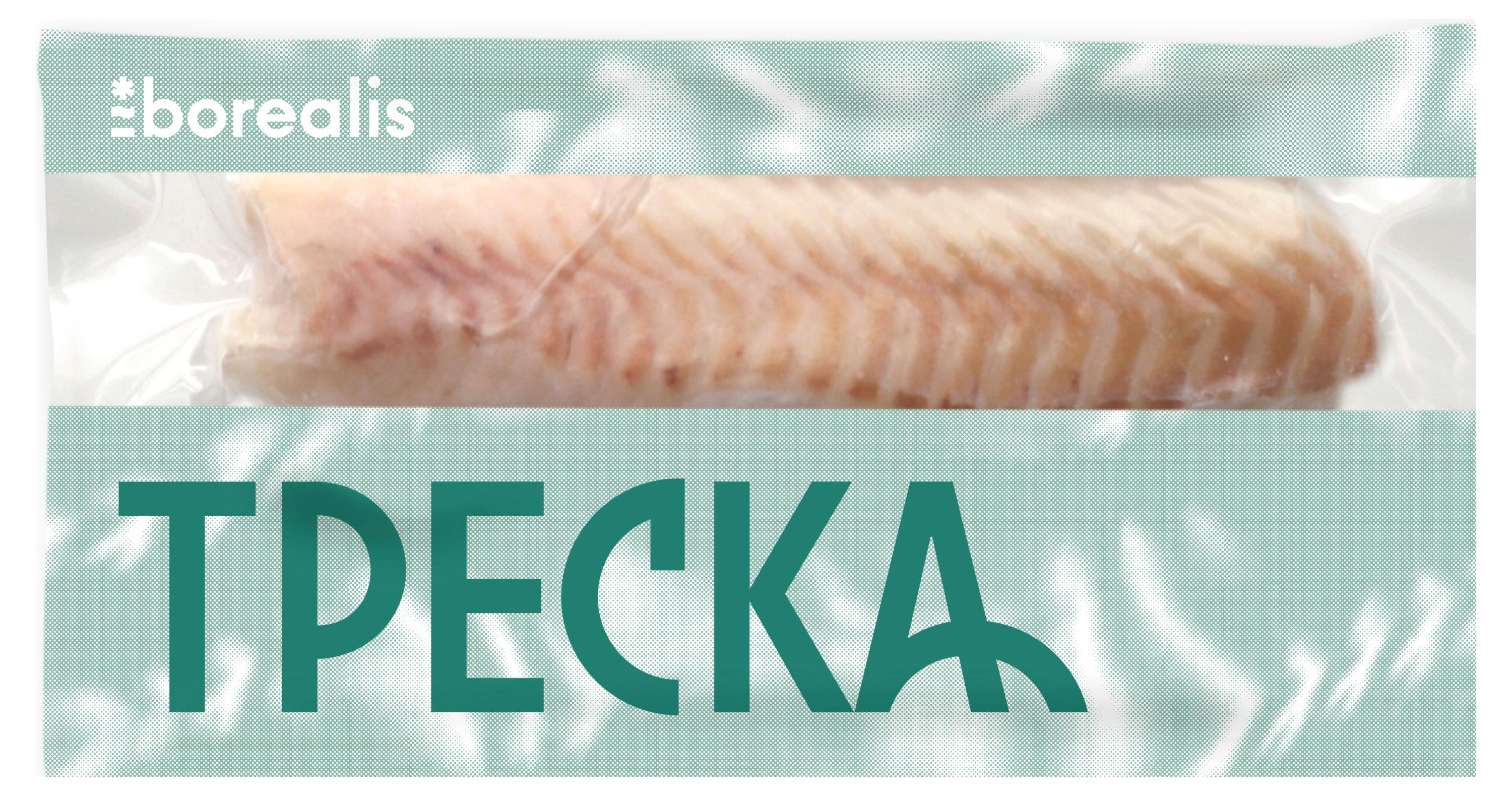 Изображение товара Треска замороженная Borealis филе спинка без костей, 350 г