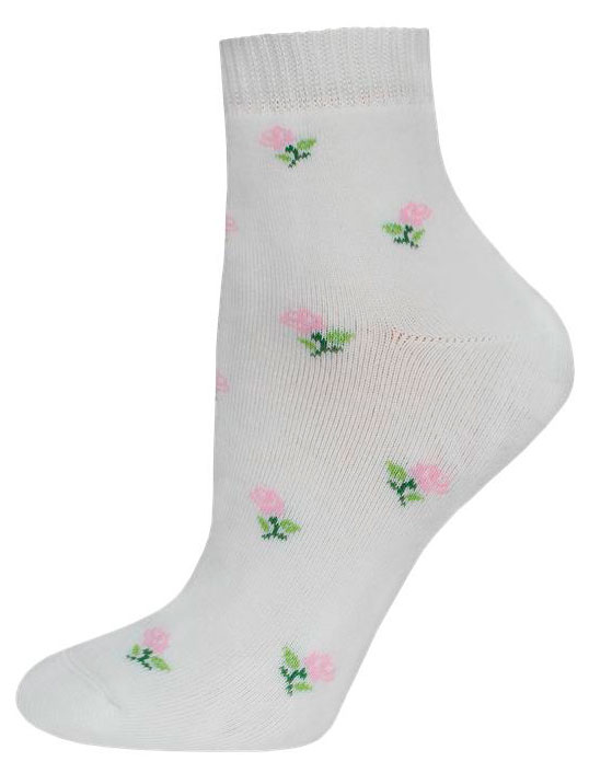 

Носки для девочки БЧК белые, р. 17-18