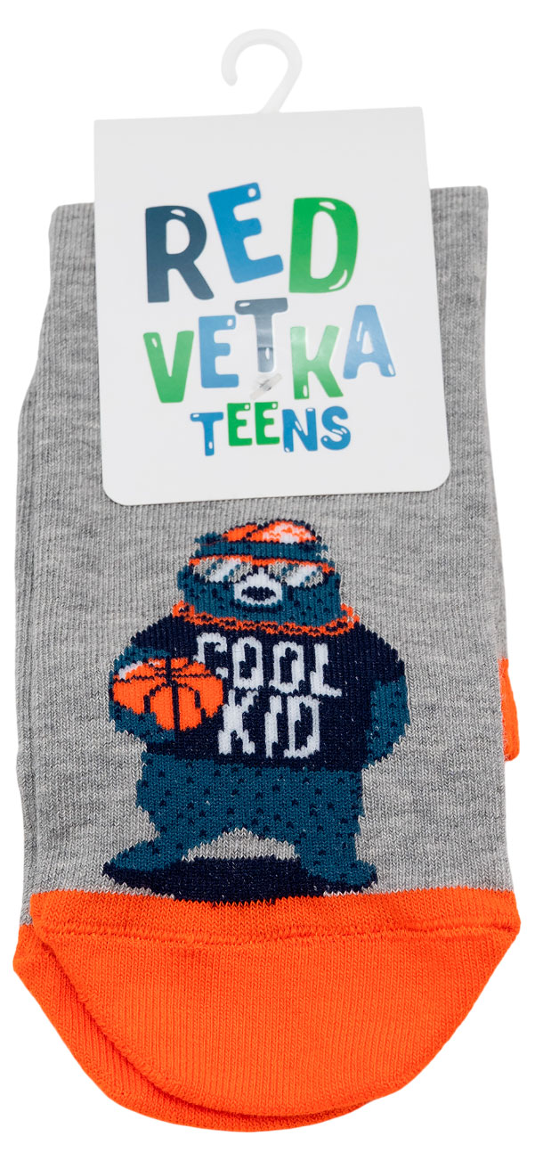 Изображение товара Носки детские «Красная Ветка» Медведь серые, р. 18-20