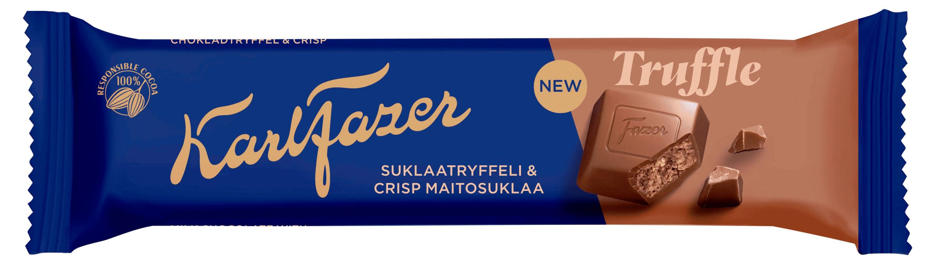 

Батончик шоколадный Karl Fazer с хрустящим шоколадным трюфелем, 37 г