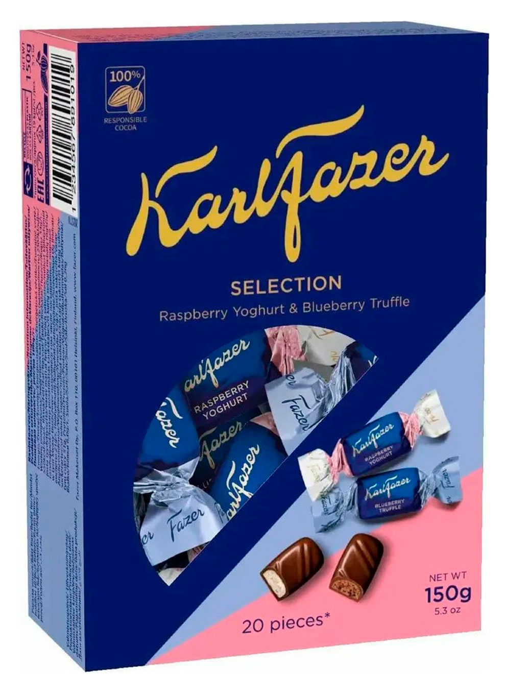 

Конфеты шоколадные Karl Fazer Selection ассорти, 150 г