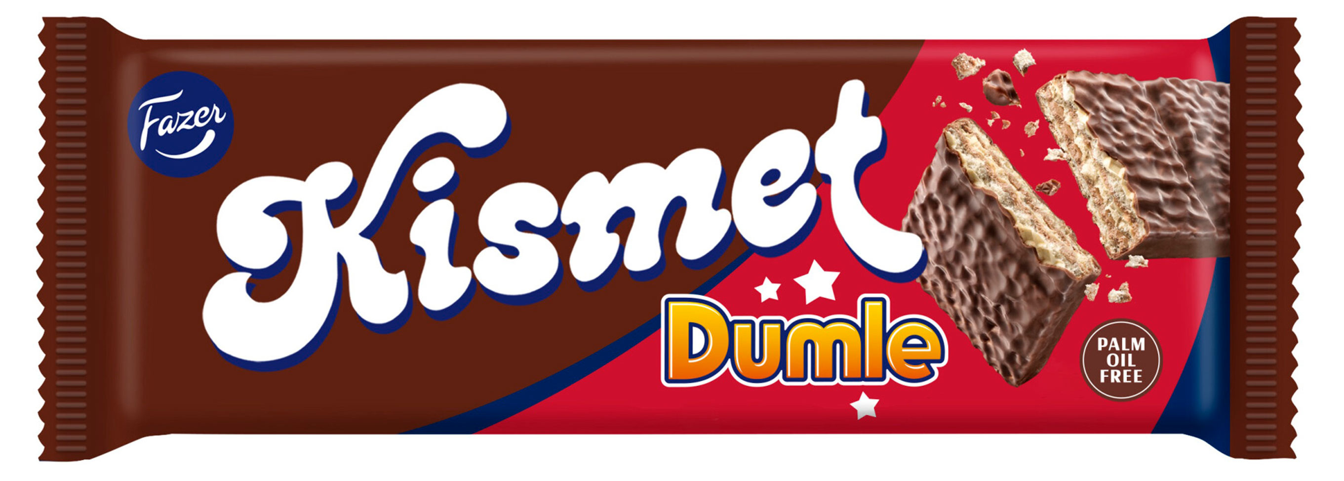 

Вафля шоколадная Fazer Dumle Kismet с начинкой из нуги, 55 г