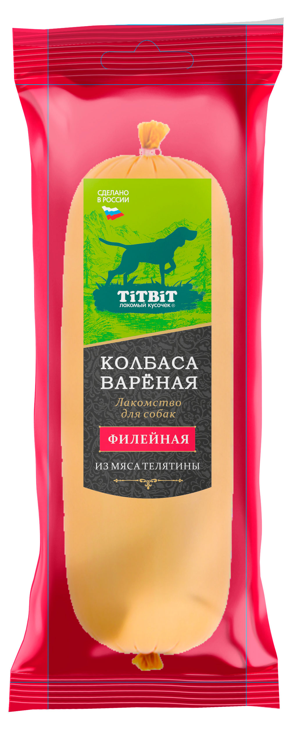 Изображение товара Лакомство для собак TiTBiT вареная колбаса филейная 150 г натуральное поощрение для собак
