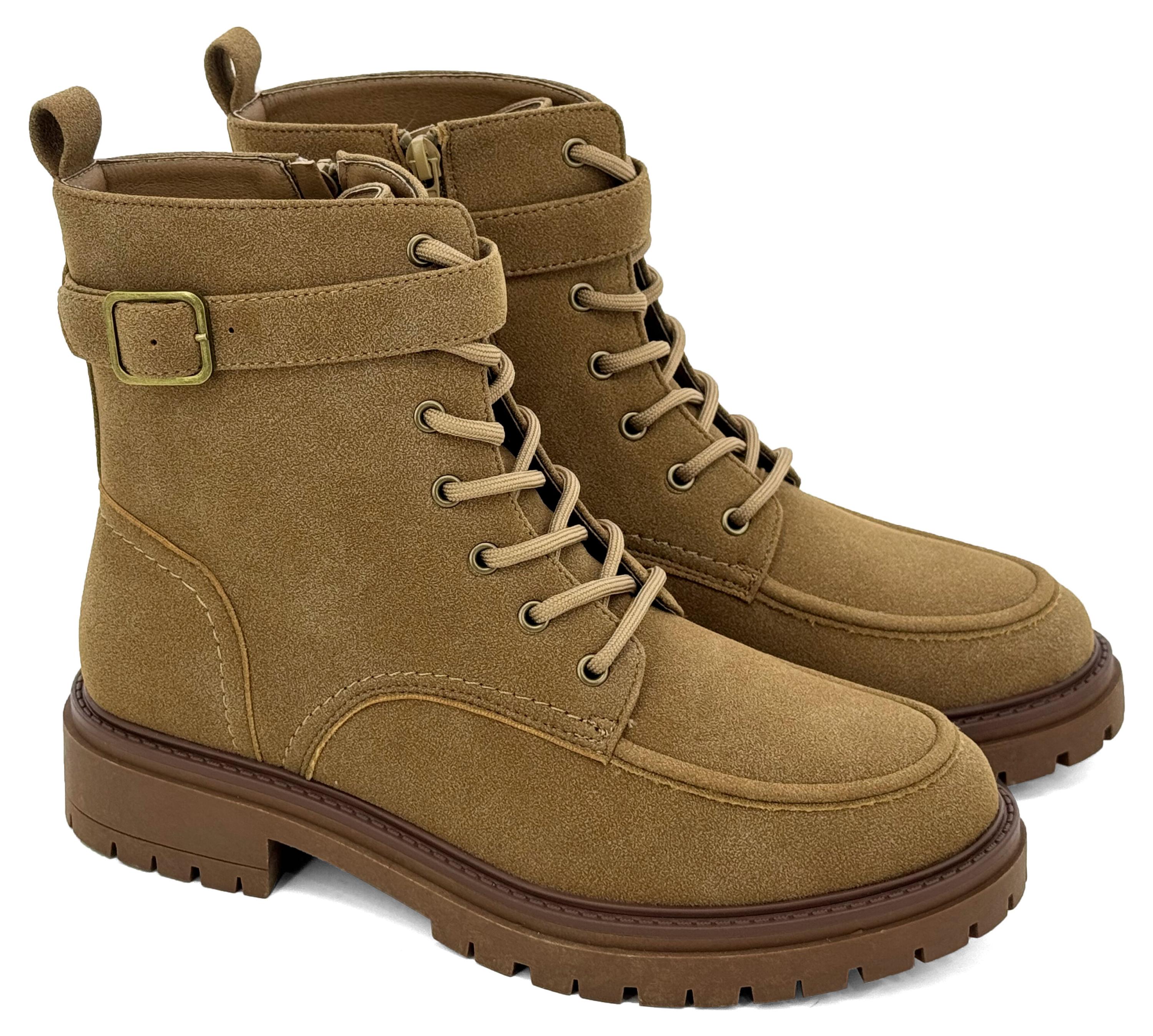 Изображение товара Женские бежевые демисезонные и зимние ботинки InExtenso повседневный стиль