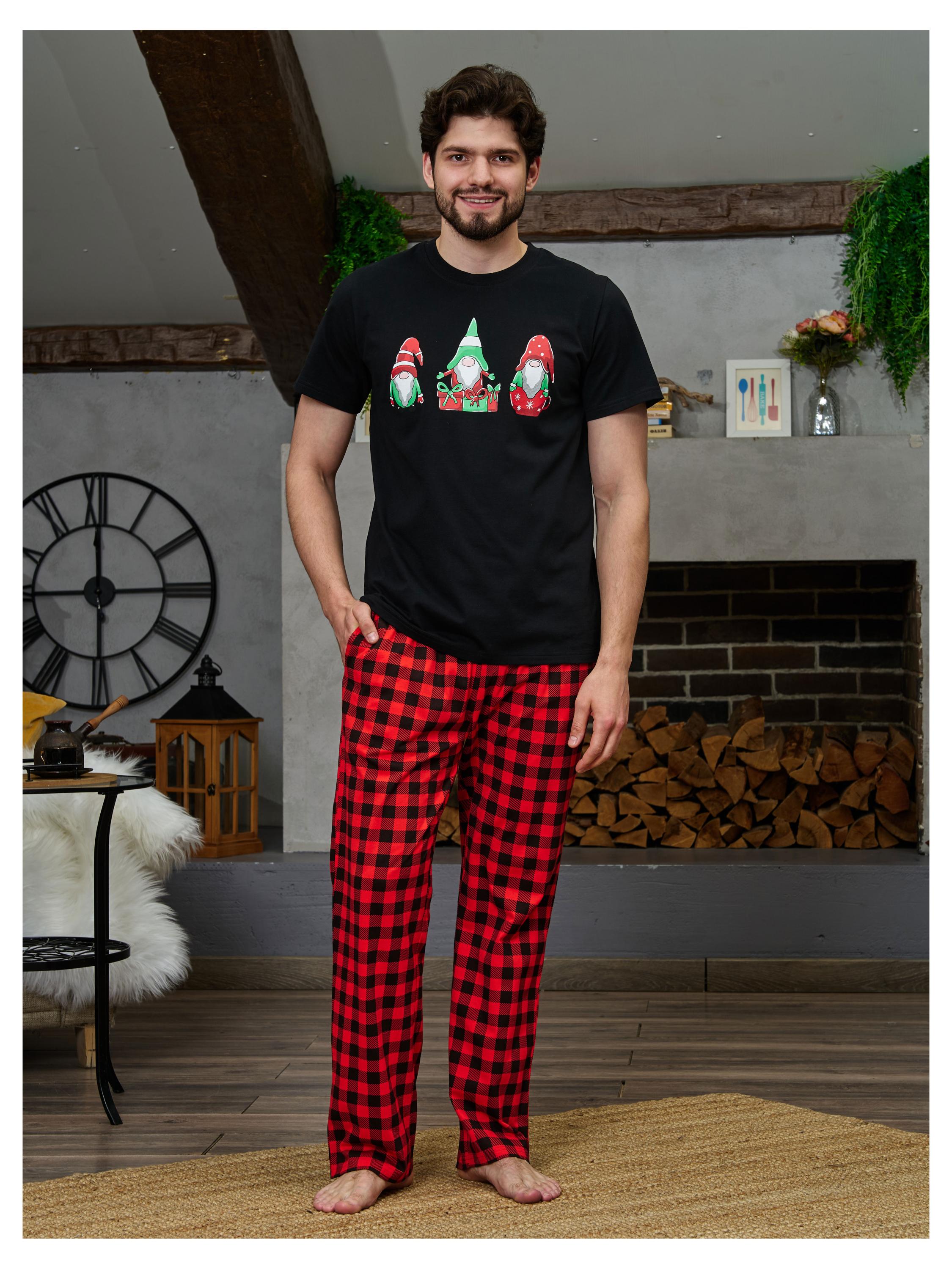 

Пижама мужская InExtenso Гномы с коротким рукавом