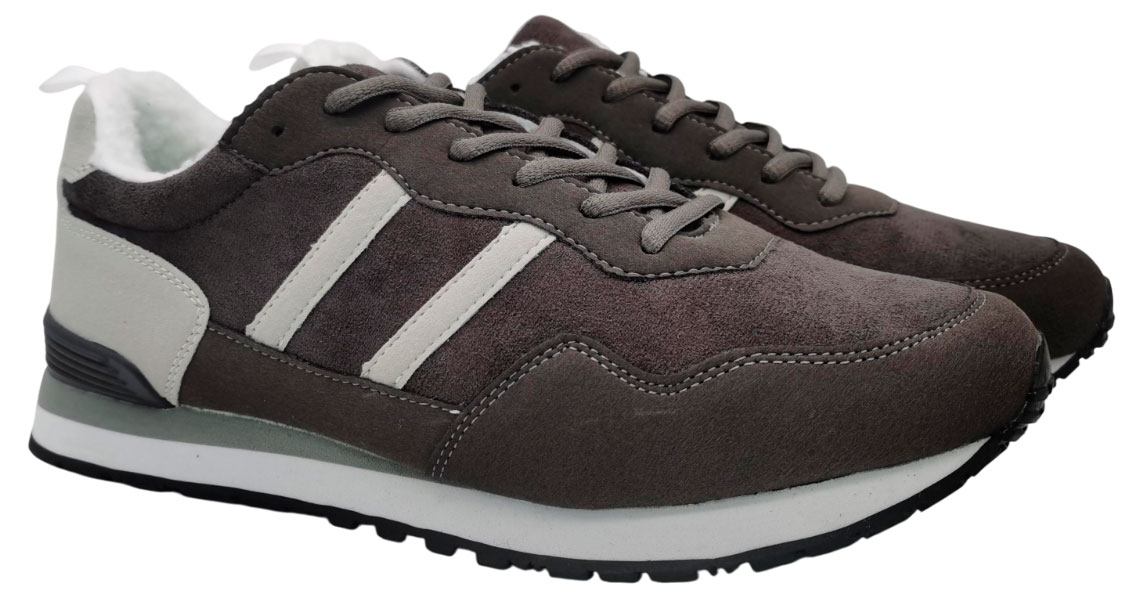 

Кроссовки мужские LAADE утепленные серые