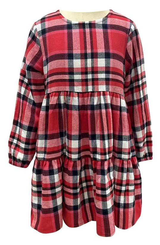 

Платье для девочки красное