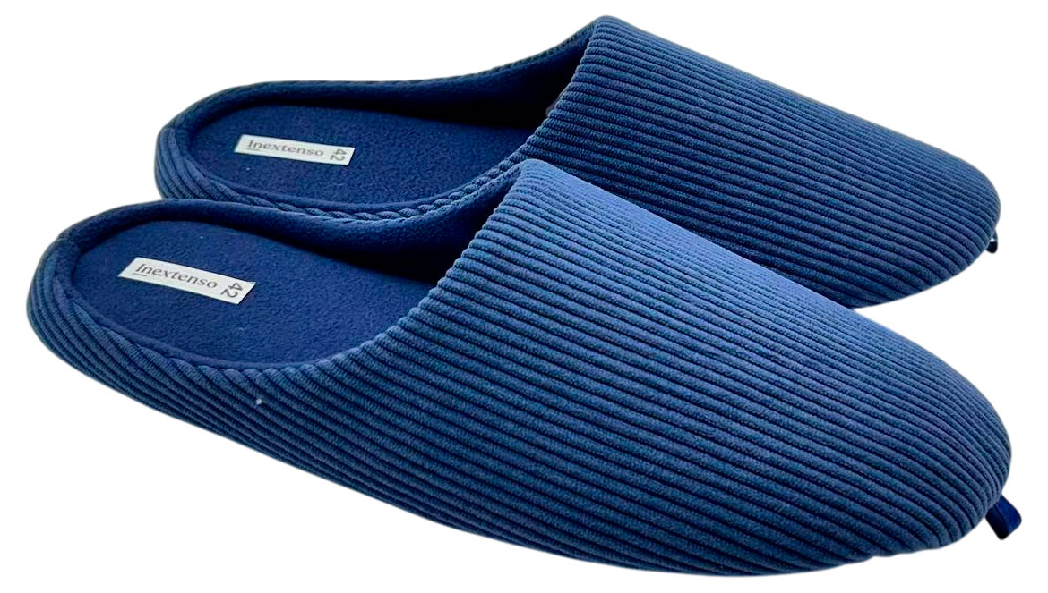 Изображение товара Мужские синие тапочки InExtenso закрытый нос для повседневной носки 41-46