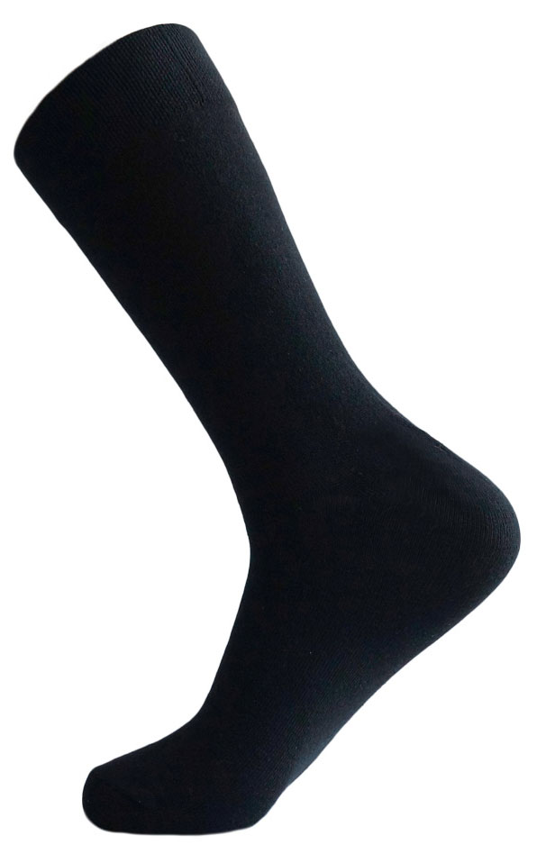 Изображение товара Мужские носки Лантана черные, классические, размер 31, повседневные, высокие навысоту