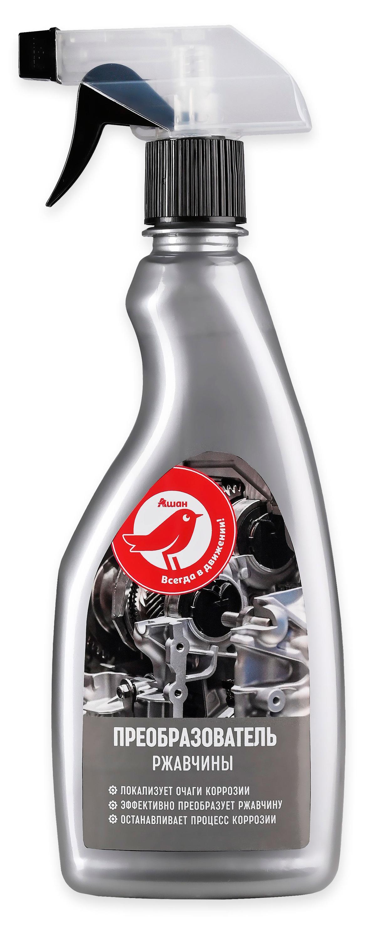 

Преобразователь ржавчины АШАН Красная птица, 500 мл