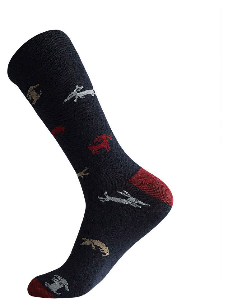 

Носки мужские Лантана Таксы серые, размер 31