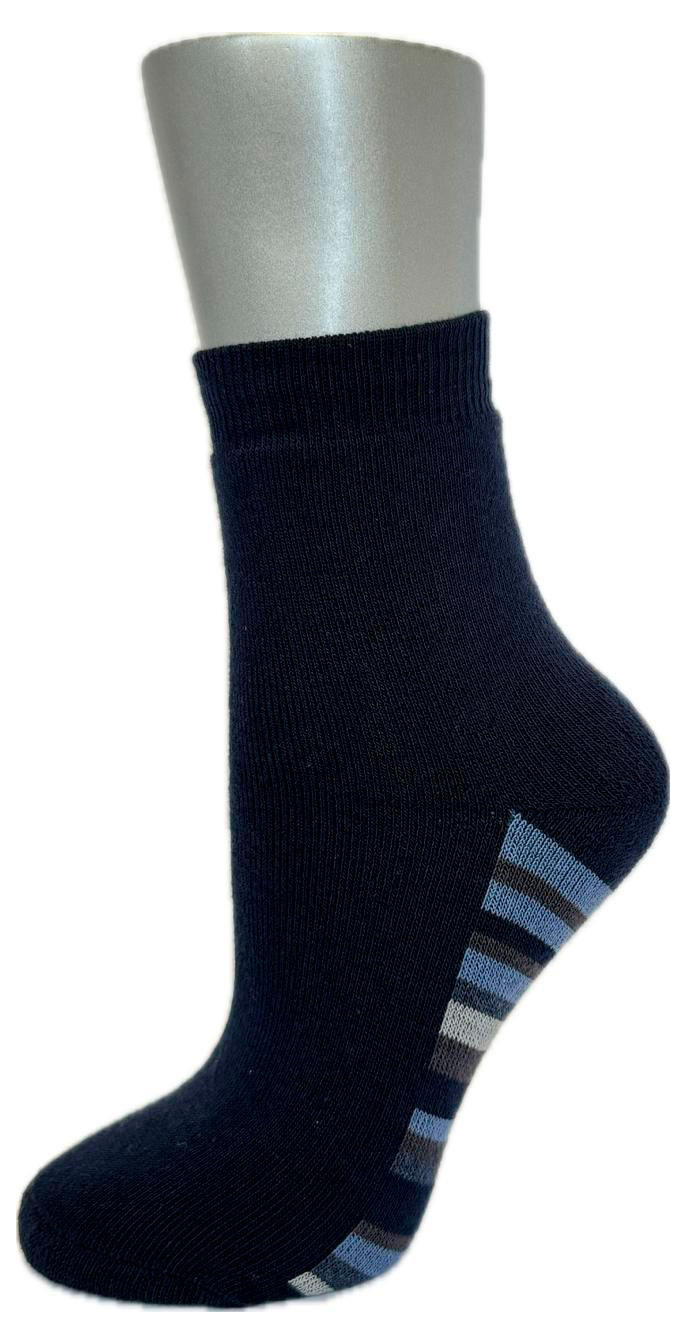 Изображение товара Детские махровые носки ХОХ темно-синие размер 16 для мальчиков