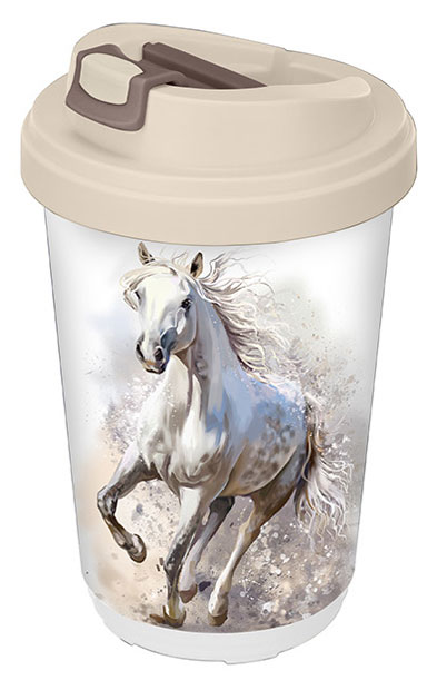 

Термостакан Phibo Символ года с клапаном бежевый, 400 мл