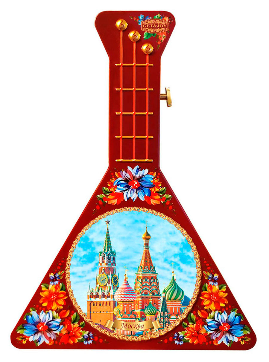 Изображение товара Чай черный листовой в жестяной шкатулке Балалайка 50 г GET&JOY