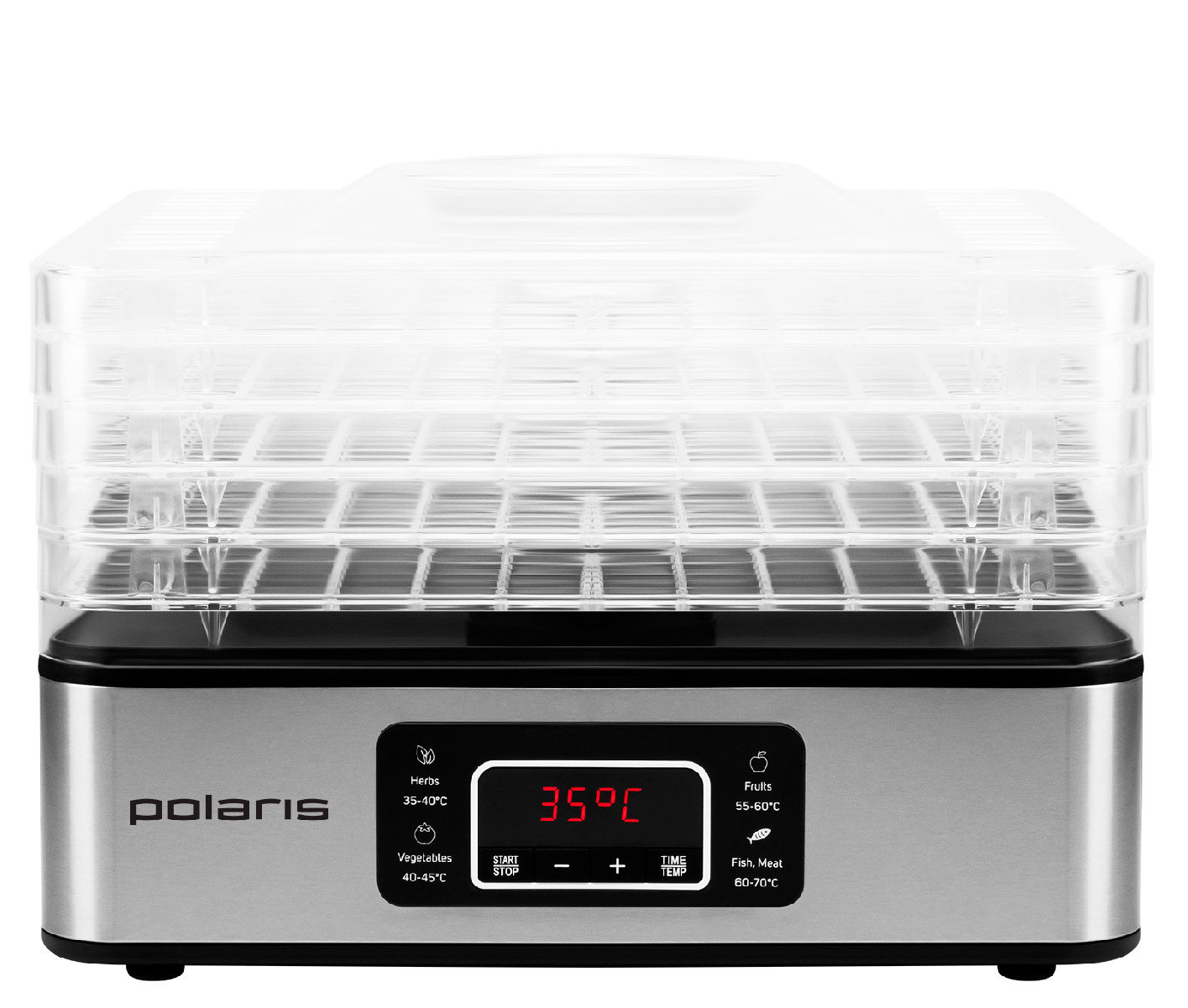 Изображение товара Сушилка для овощей и фруктов Polaris 2008