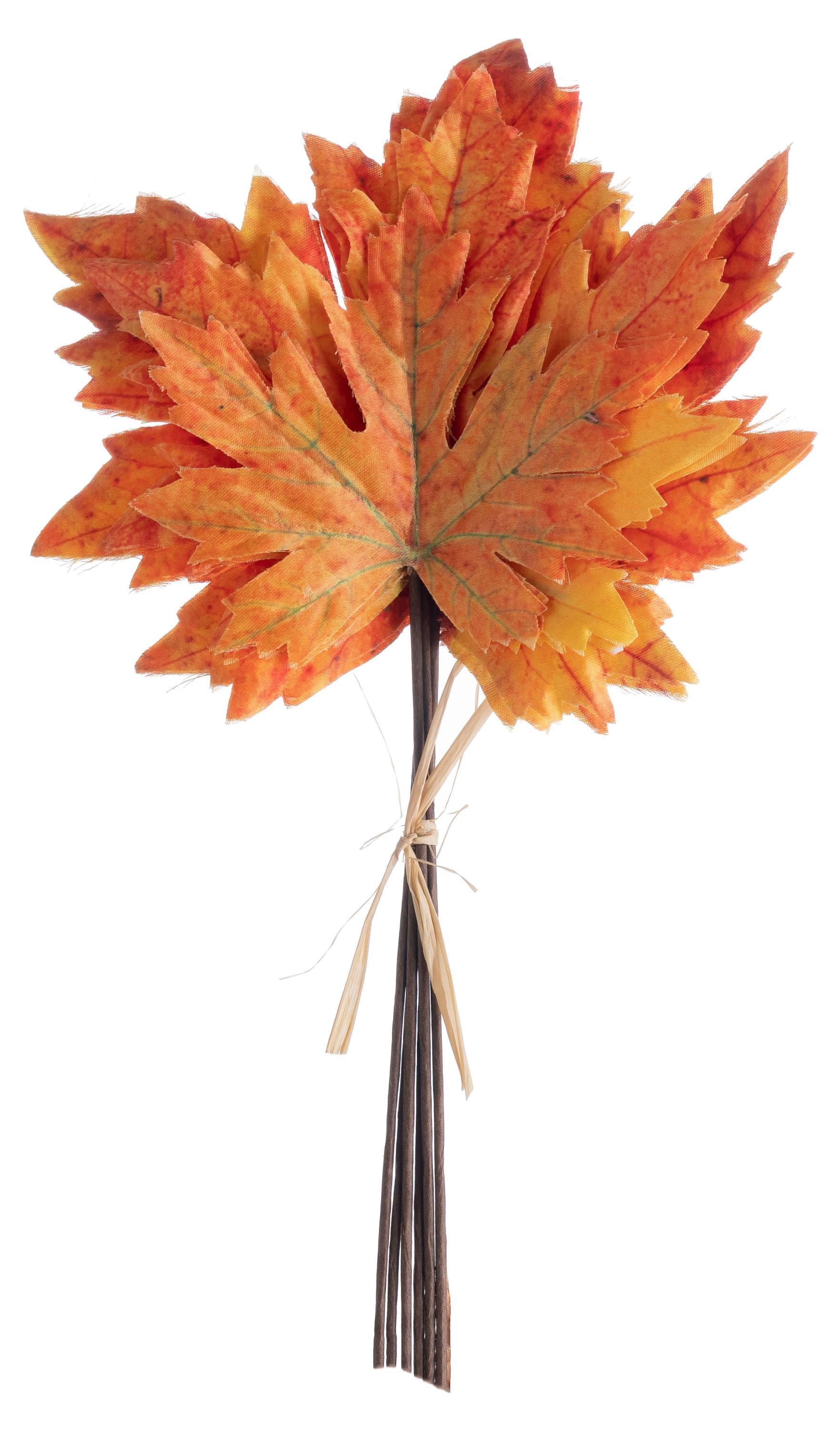 

Лист клена искусственный желтый 31 см, 1 шт