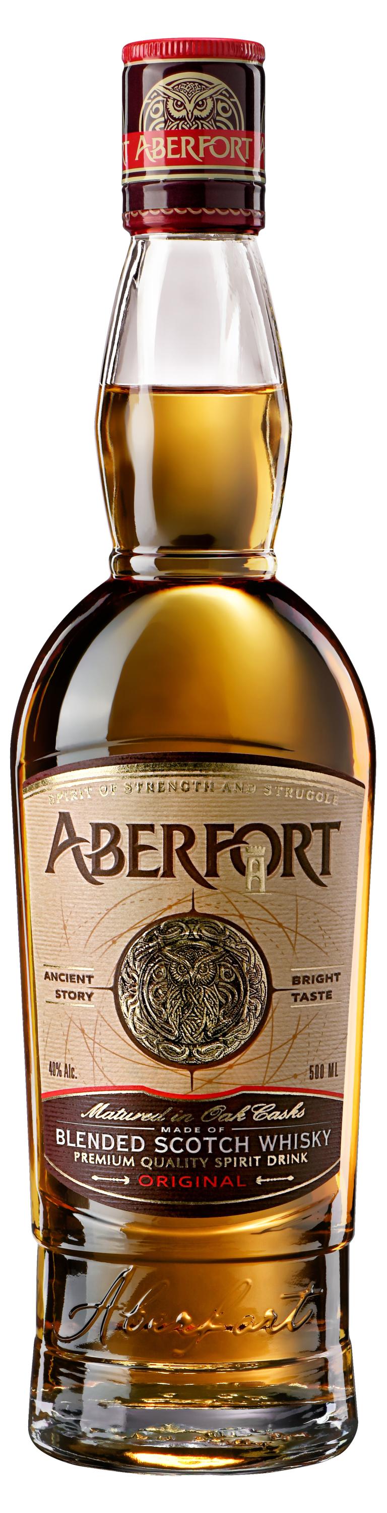 

Виски купажированный Aberfort 3 года Россия, 0,5 л