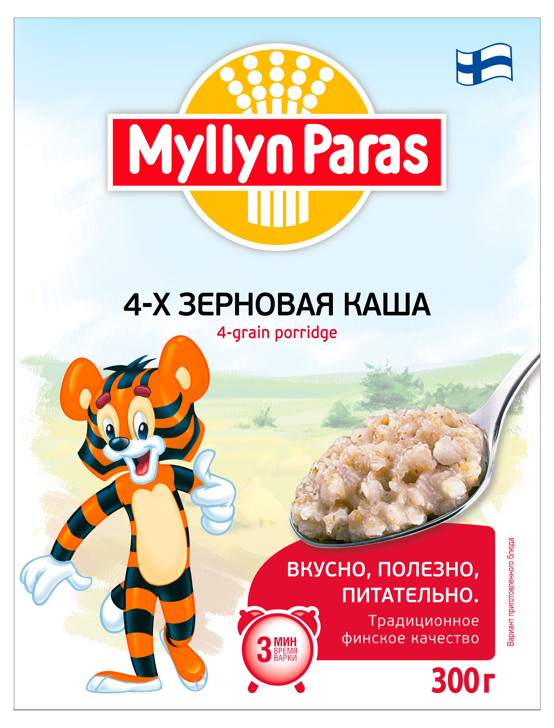 Изображение товара Каша Myllyn Paras 4-х зерновая, 300 г