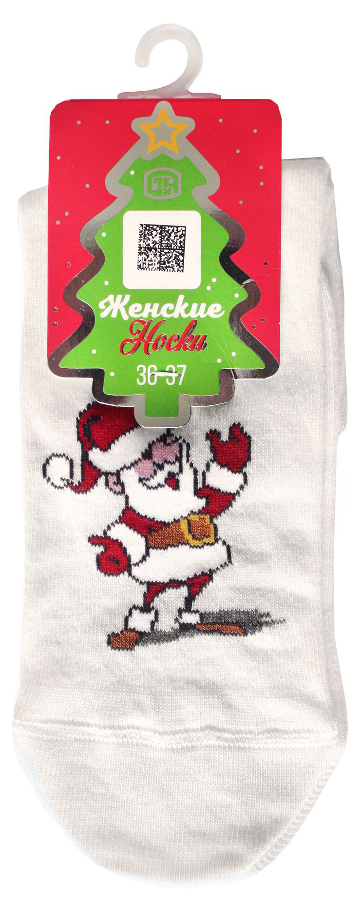 

Носки женские Брестские Classic Новый год молочный, р. 23