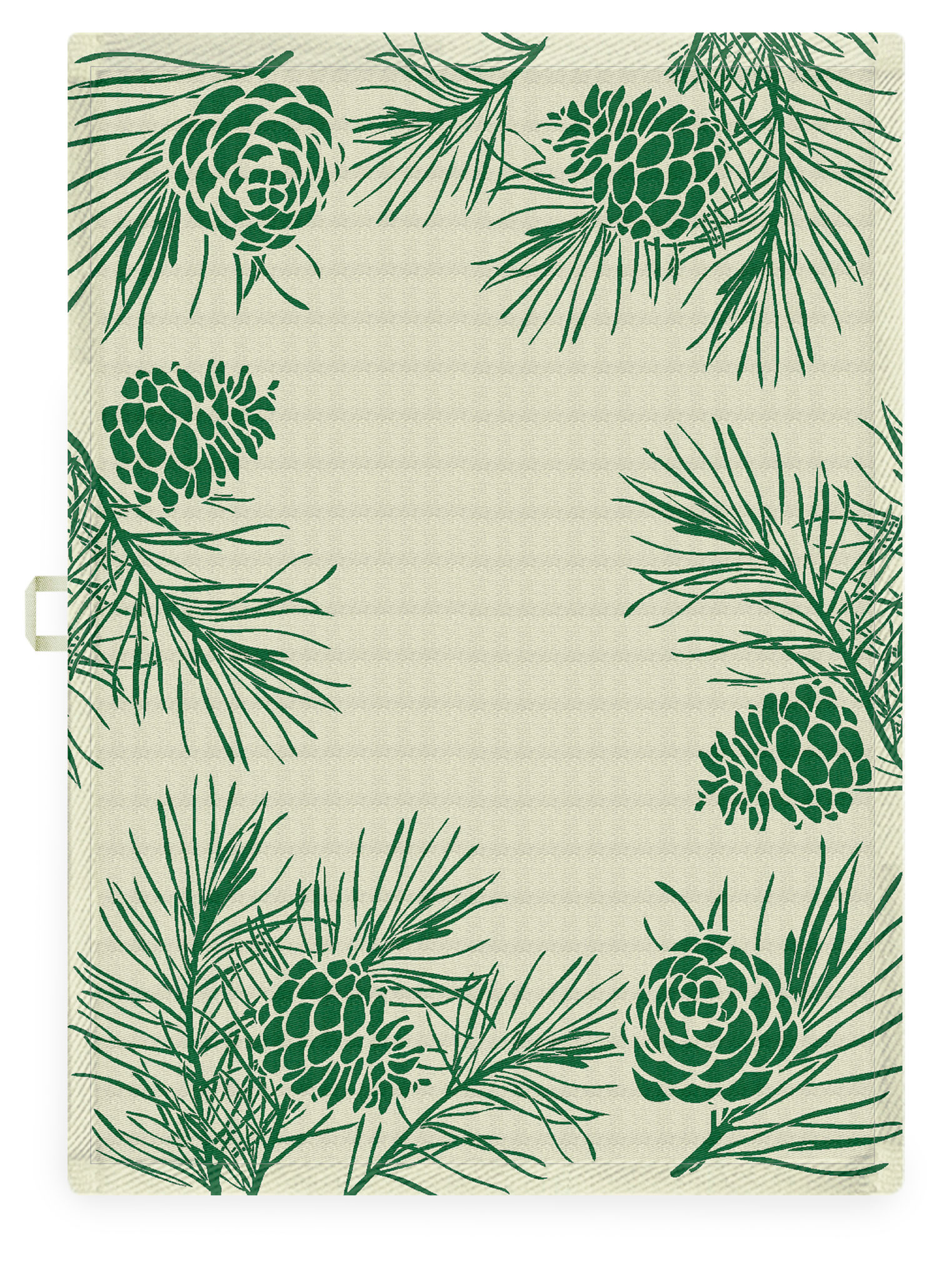 Изображение товара Полотенце Cleanelly Basic Кедр 50х70 см 100% хлопок зеленое