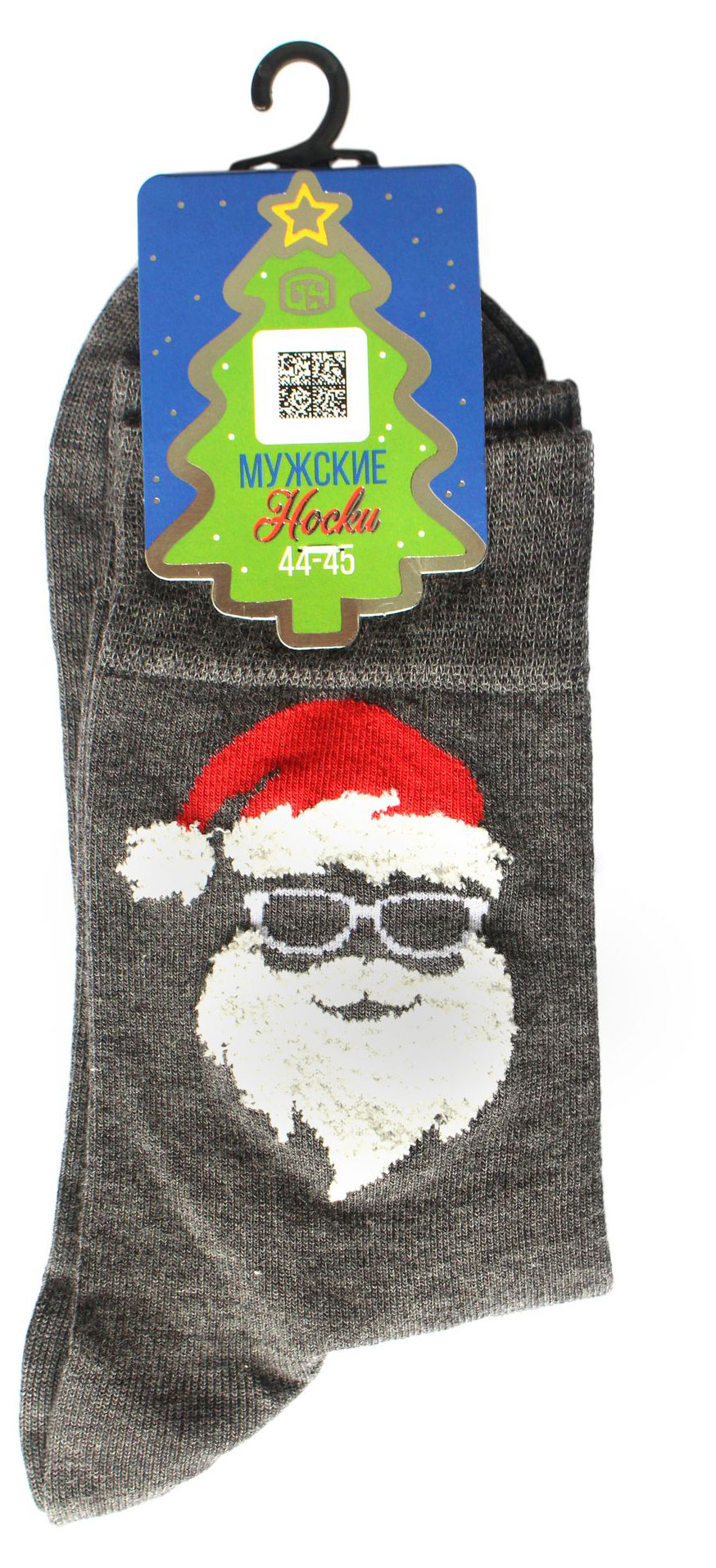 Изображение товара Мужские носки Брестские Classic Новый год темно-серый меланж размер 29