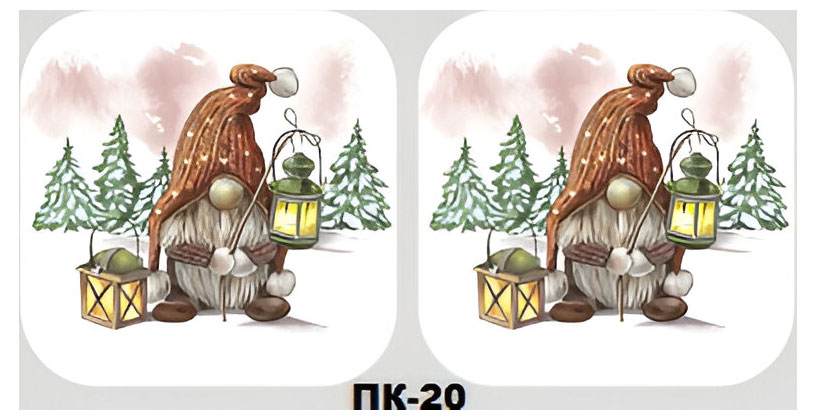 

Подставка под кружку Kukina Raffinata 9,2х9,2 см, 2 шт в ассортименте