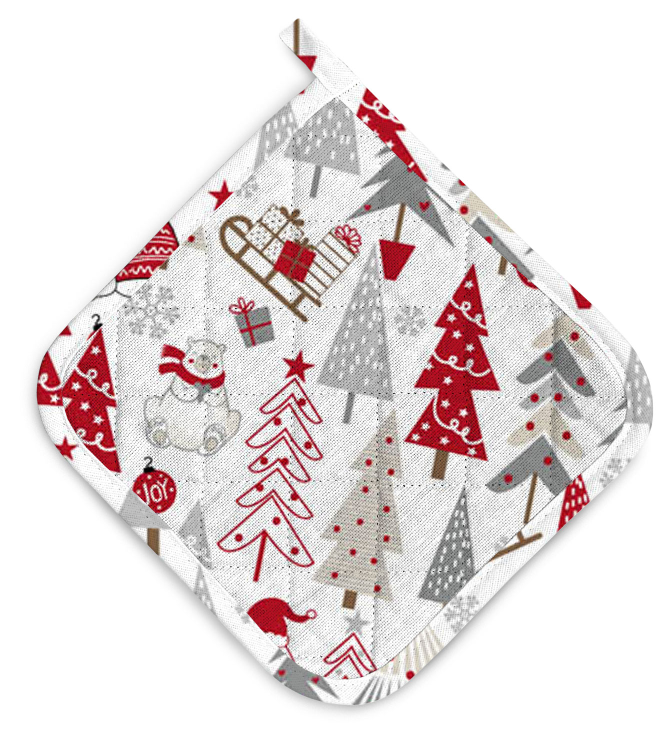 Изображение товара Прихватка "Лен Наш" рогожка 18х18 см