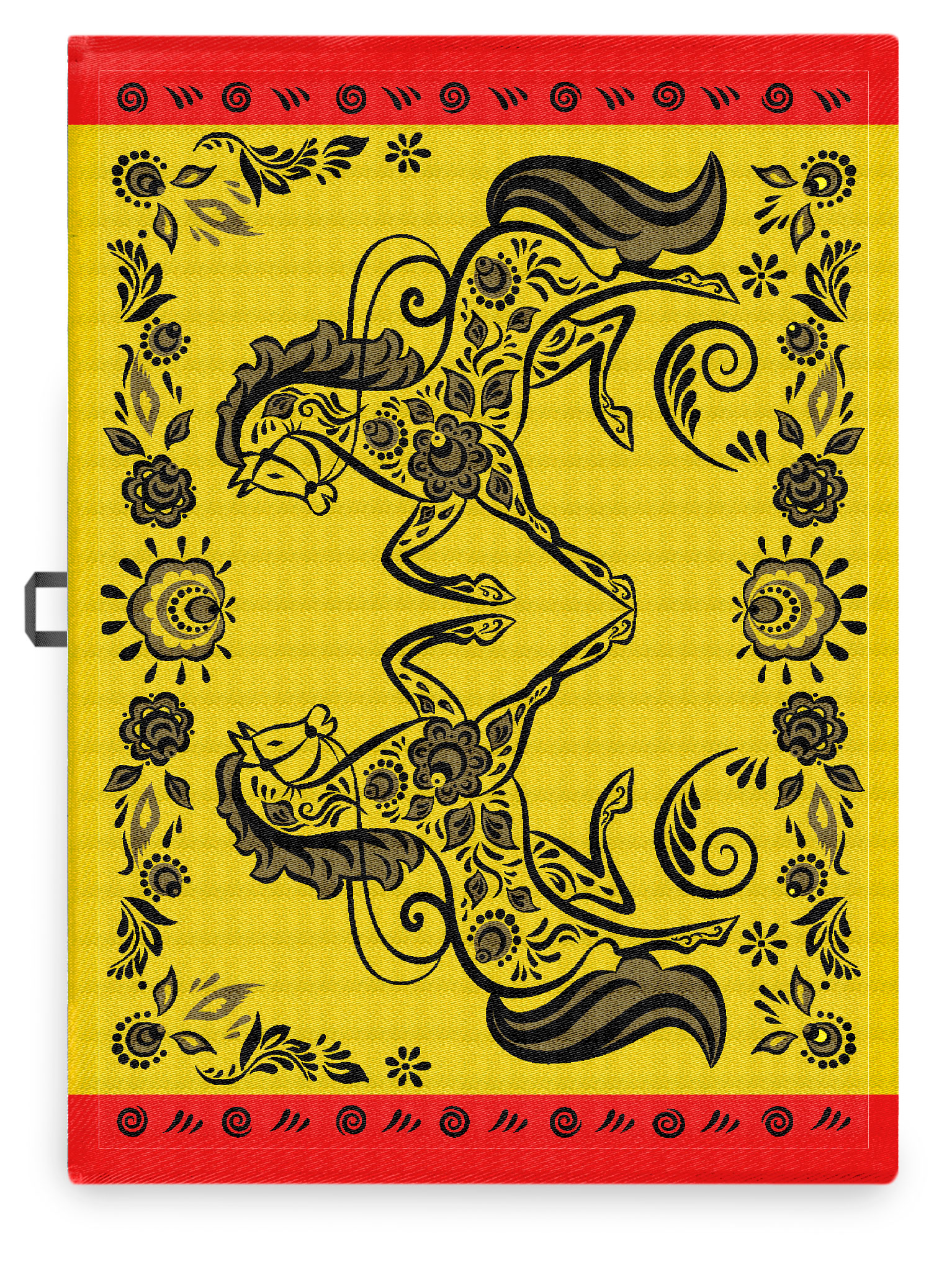 

Полотенце Cleanelly Basic Городецкая роспись 100% хлопок, 50х70 см