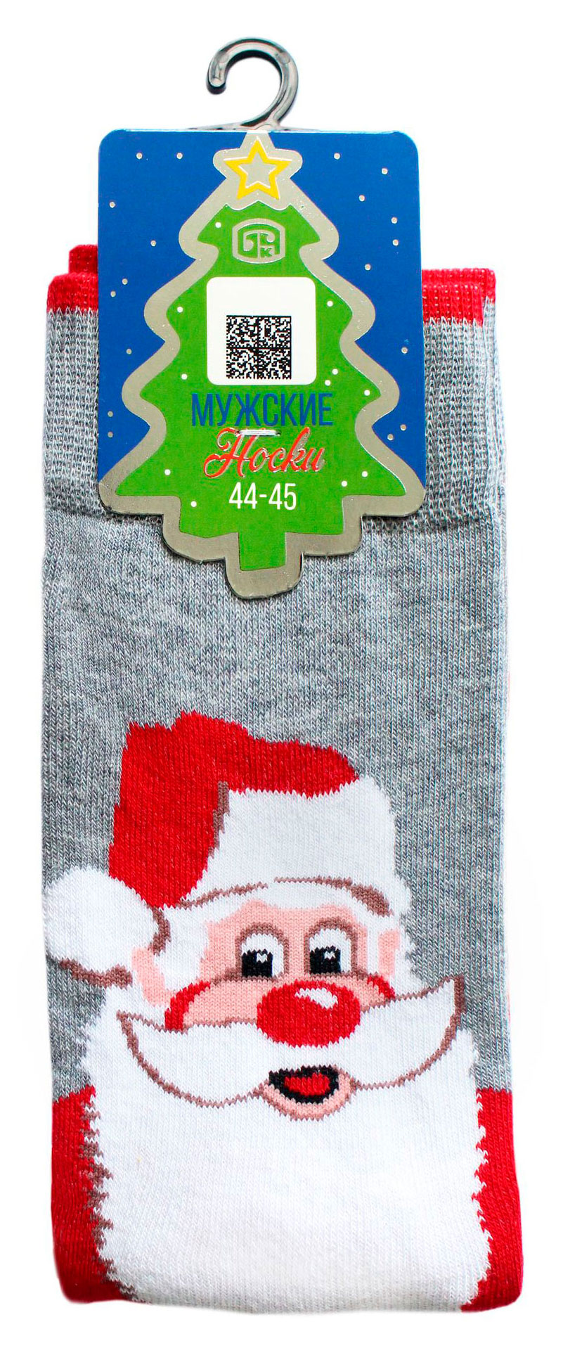 Изображение товара Мужские носки Брестские Classic Новый год серый меланж р 29