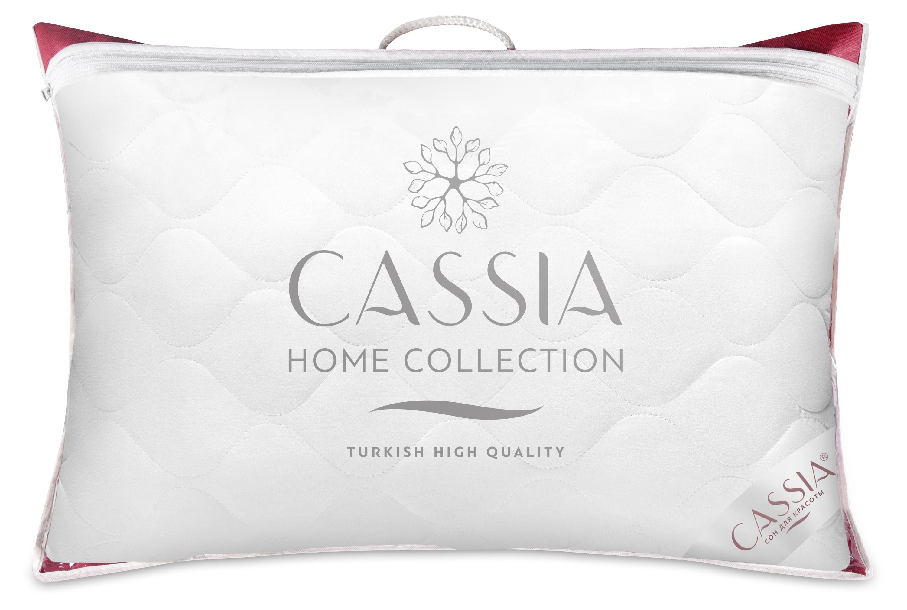 Изображение товара Подушка Cassia бамбуковая белая 50х70 см с антибактериальным эффектом