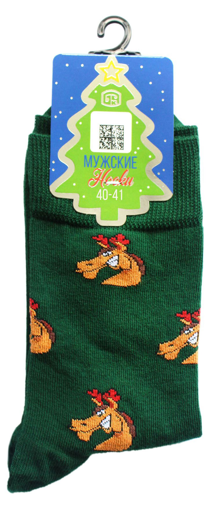 

Носки мужские Брестские Classic Новый год еловый, р. 25