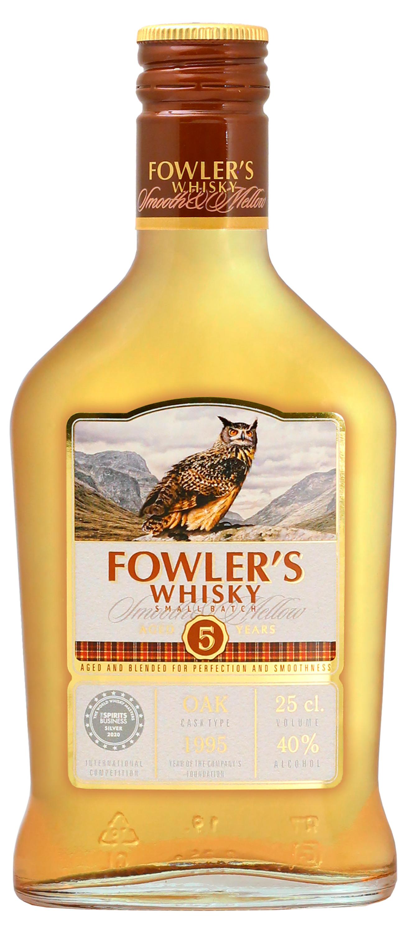 Изображение товара Виски Fowler's 0,25 л - лучший выбор для застолья