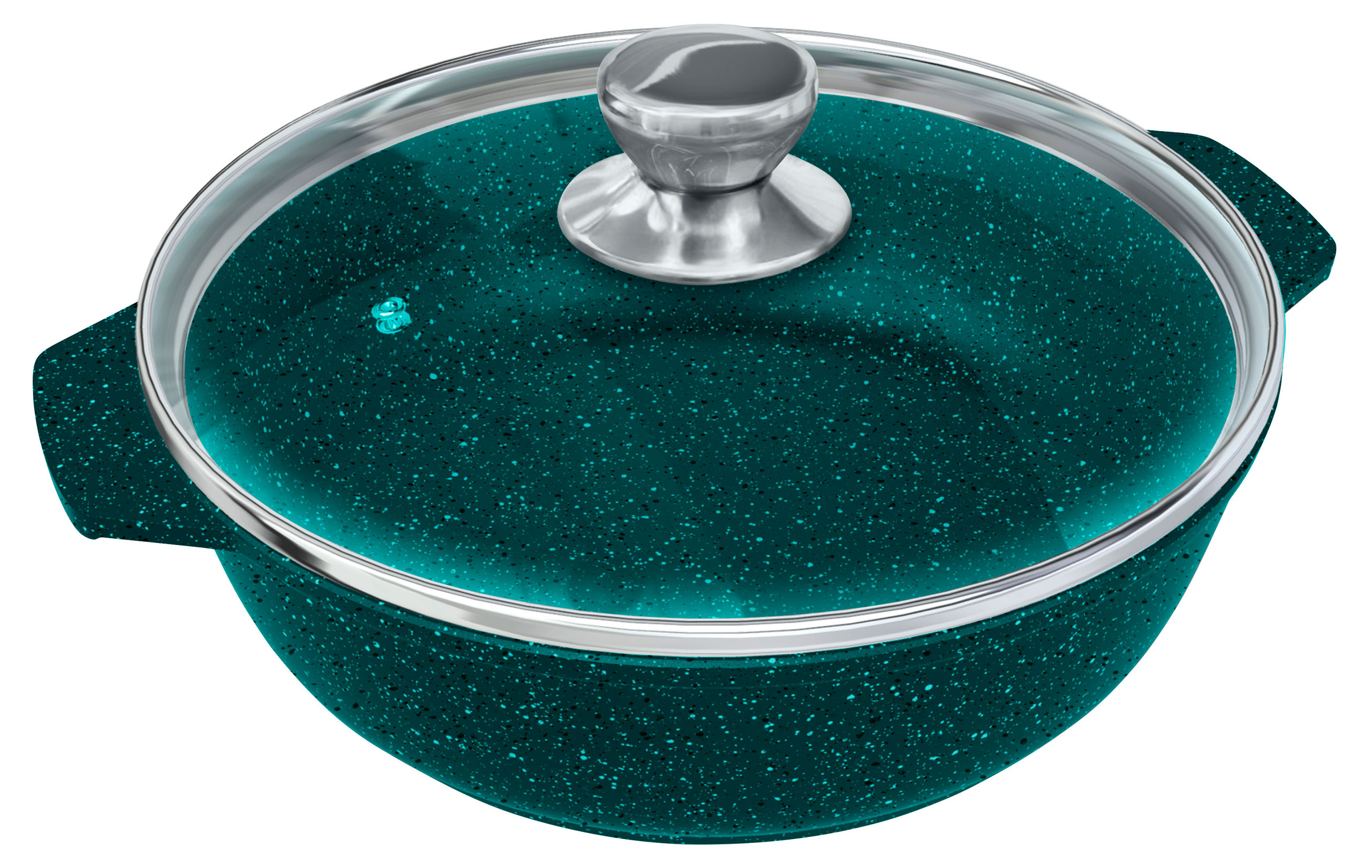 Изображение товара Жаровня «Нева металл посуда» Pagasse со стеклянной крышкой, 2,5 л