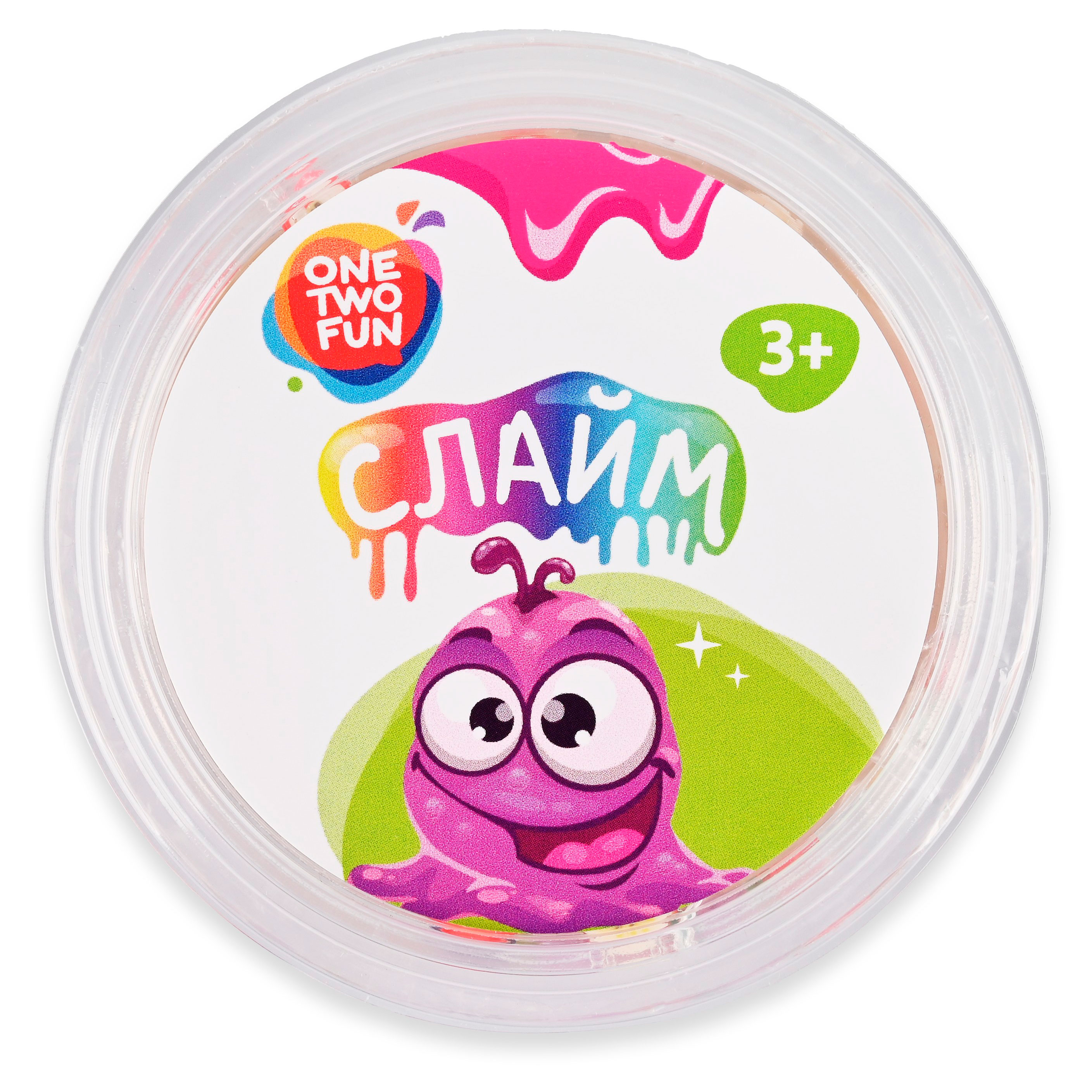 

Слайм ONE TWO FUN, 110 г в ассортименте