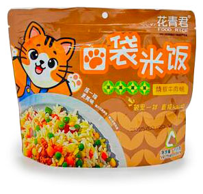 Изображение товара Рис быстрого приготовления Food Rice со вкусом говядины 155 г упаковка