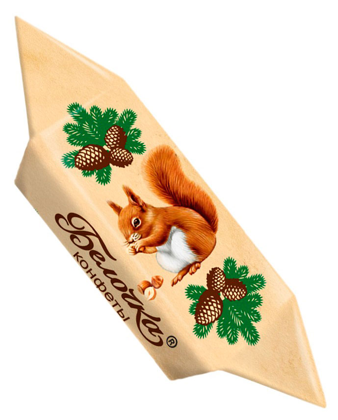 

Конфеты Волжанка Белочка с лесным орехом, вес