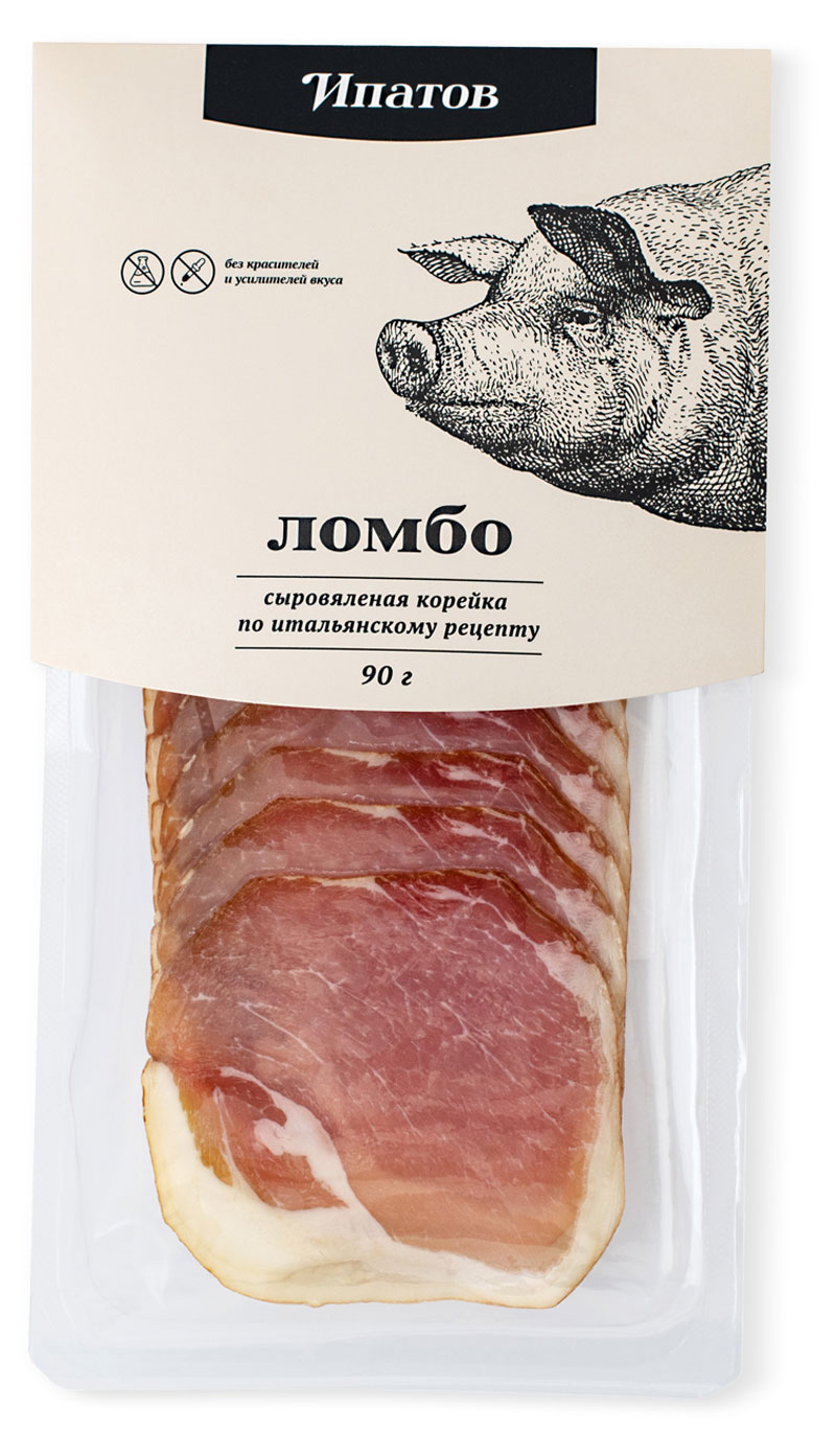 

Корейка свиная сыровяленая Ипатов Ломбо нарезка, 90 г