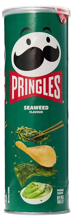 Изображение товара Чипсы картофельные Pringles Морские водоросли 110 г с насыщенным вкусом
