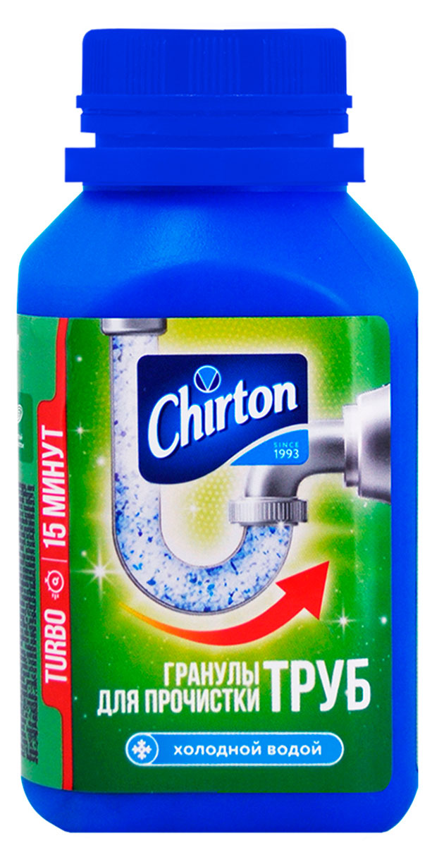 Изображение товара Гранулы для прочистки труб Chirton 300 г для устранения засоров и загрязнений