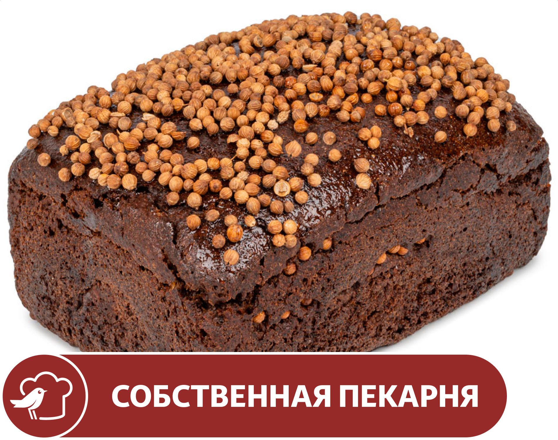Изображение товара Хлеб АШАН Бородинский заварной, 350 г