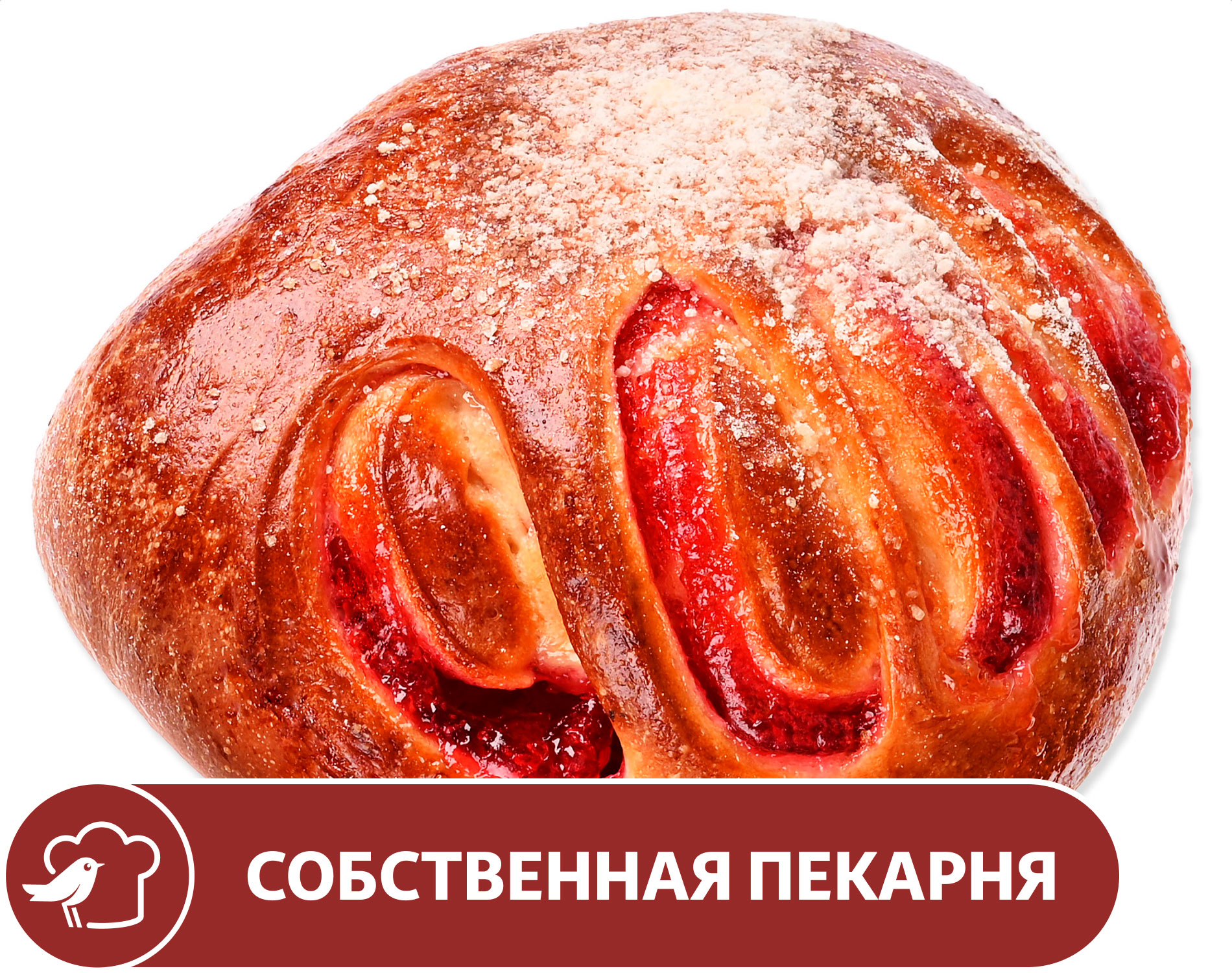 

Сдоба АШАН Медвежья лапа с вишневым джемом, 120 г