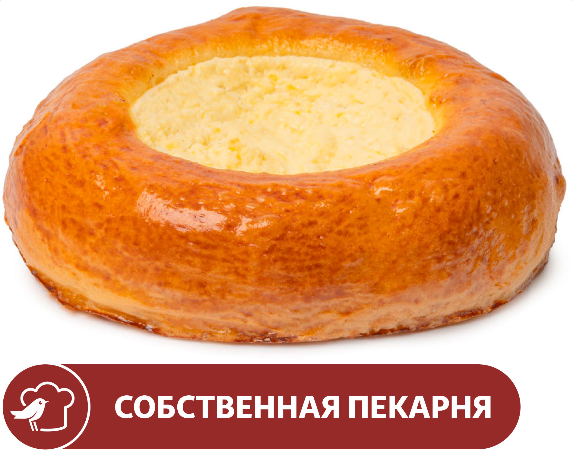 

Ватрушка АШАН творожная, 100г