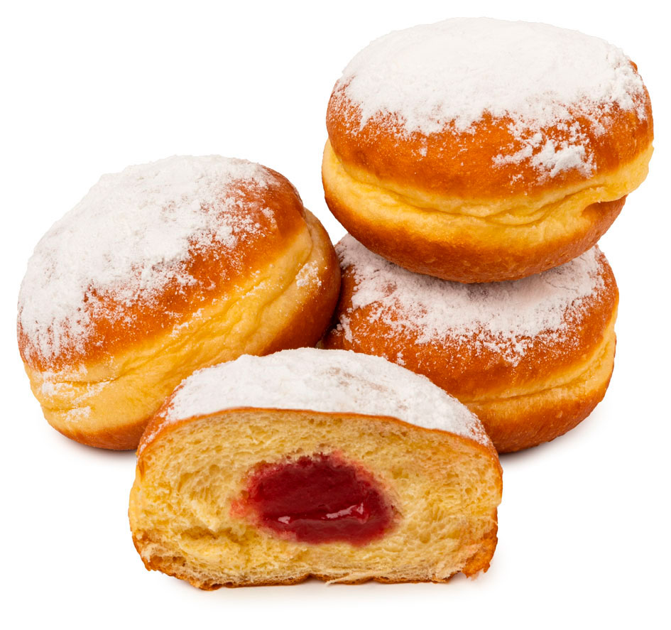 

Пончик АШАН с клубничной начинкой, 4х70 г