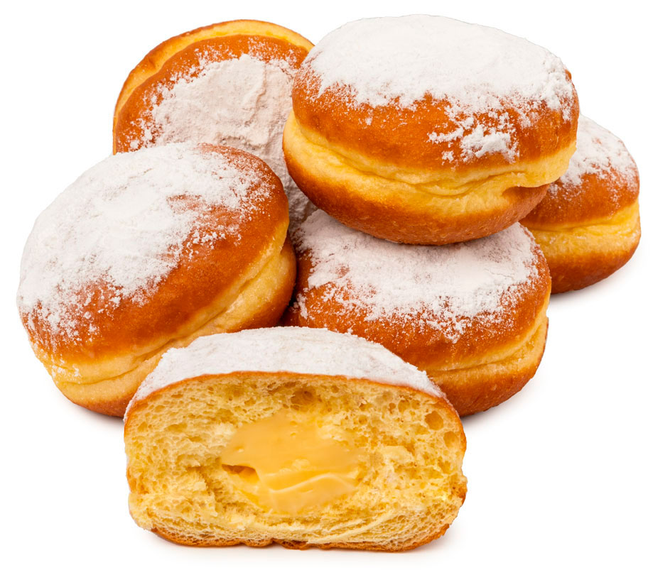 

Пончик АШАН со сливочным кремом, 6x70 г