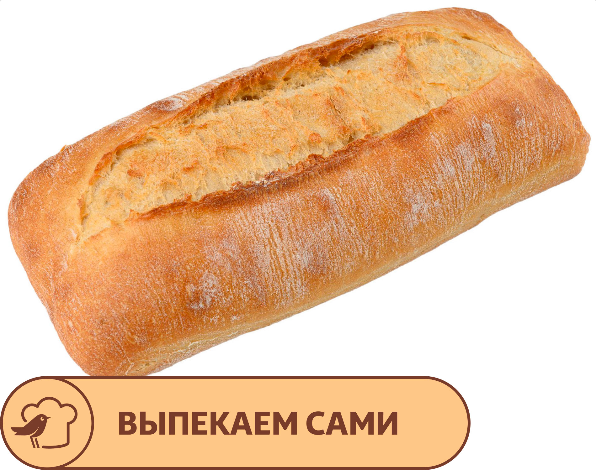 Изображение товара Чиабатта АШАН Рустик, 280 г