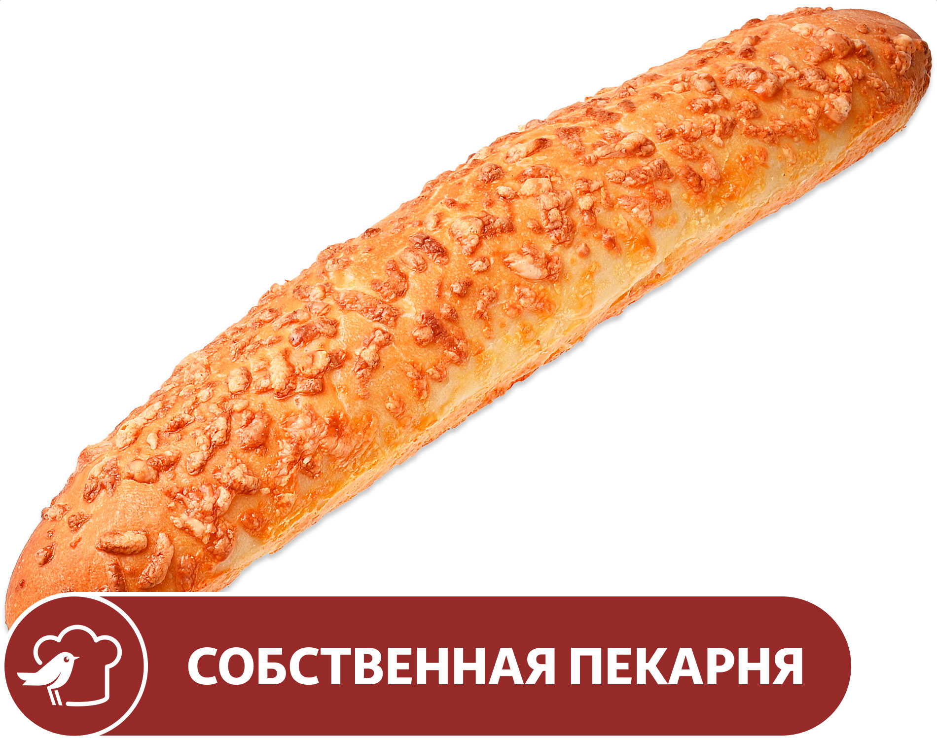 Изображение товара Мини-багет АШАН с сыром, 130 г